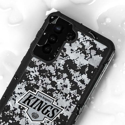 NHL Los Angeles Kings Camo Galaxy S24 Waterproof Case